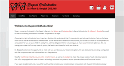 Desktop Screenshot of dupontorthodontics.com